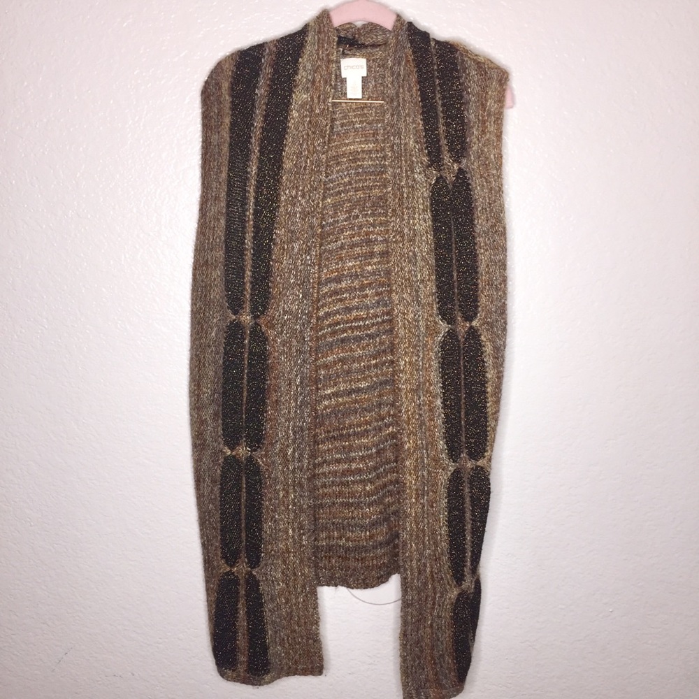 Chico’s could size 3 knit sweater long vest